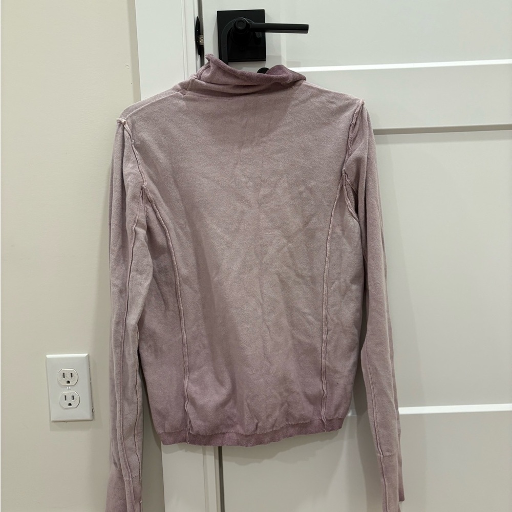 We The Free Lavender Cowl Neck Sweater - Picture 5 of 7